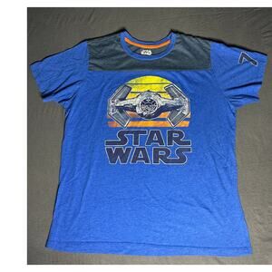 Star Wars Sunset Tie Fighter Vintage Women's XL Shirt